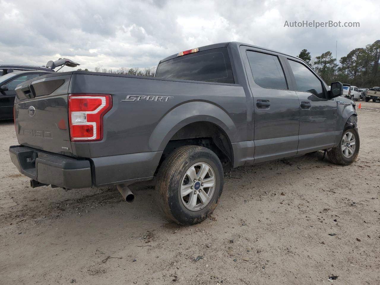 2020 Ford F150 Supercrew Gray vin: 1FTEW1CP5LKD74860