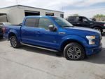 2017 Ford F150 Supercrew Синий vin: 1FTEW1CP6HFA25304