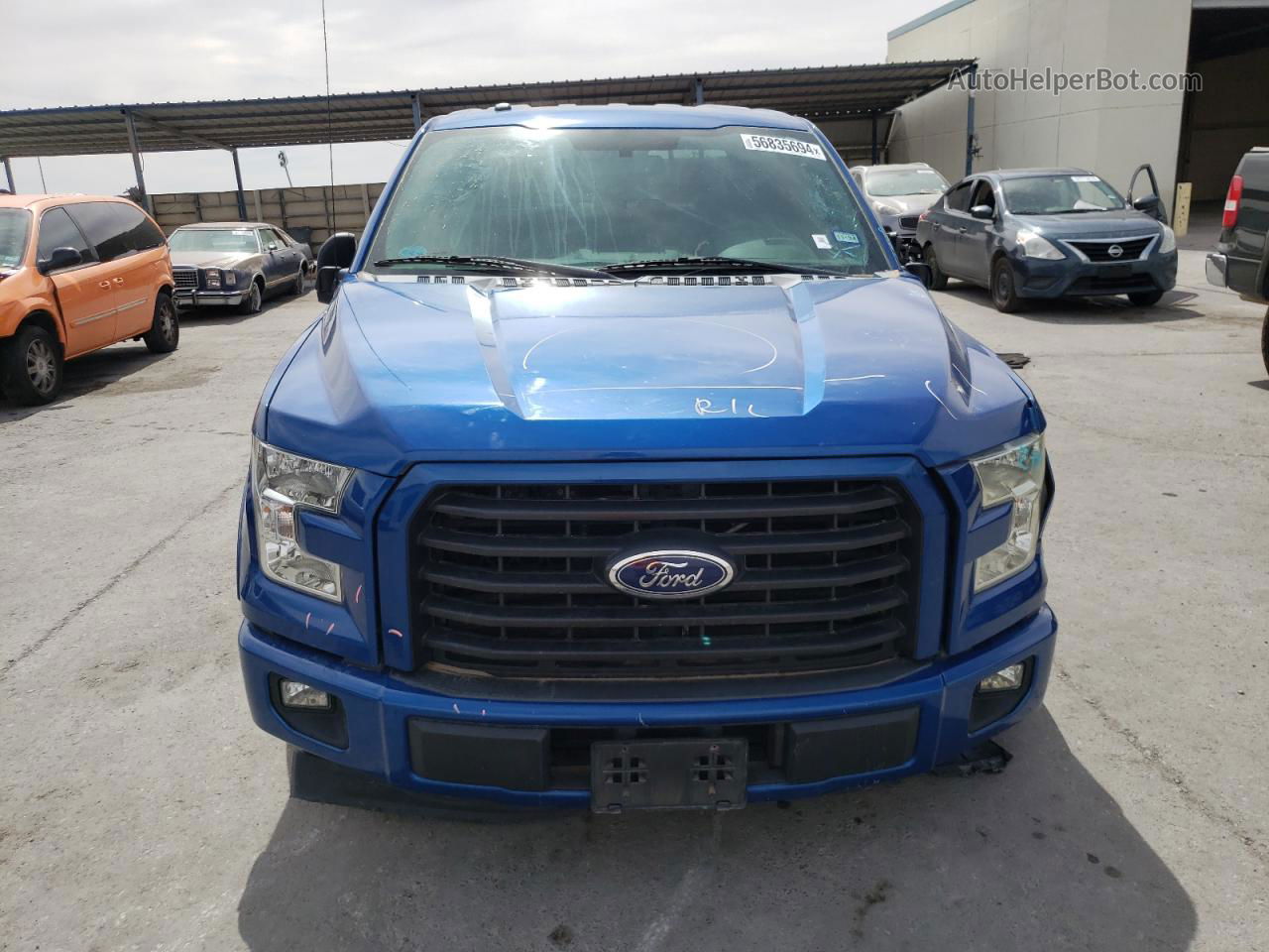 2017 Ford F150 Supercrew Blue vin: 1FTEW1CP6HFA25304