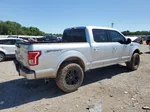 2017 Ford F150 Supercrew Silver vin: 1FTEW1CP6HFA33418