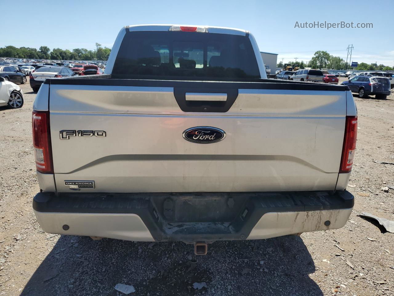 2017 Ford F150 Supercrew Silver vin: 1FTEW1CP6HFA33418