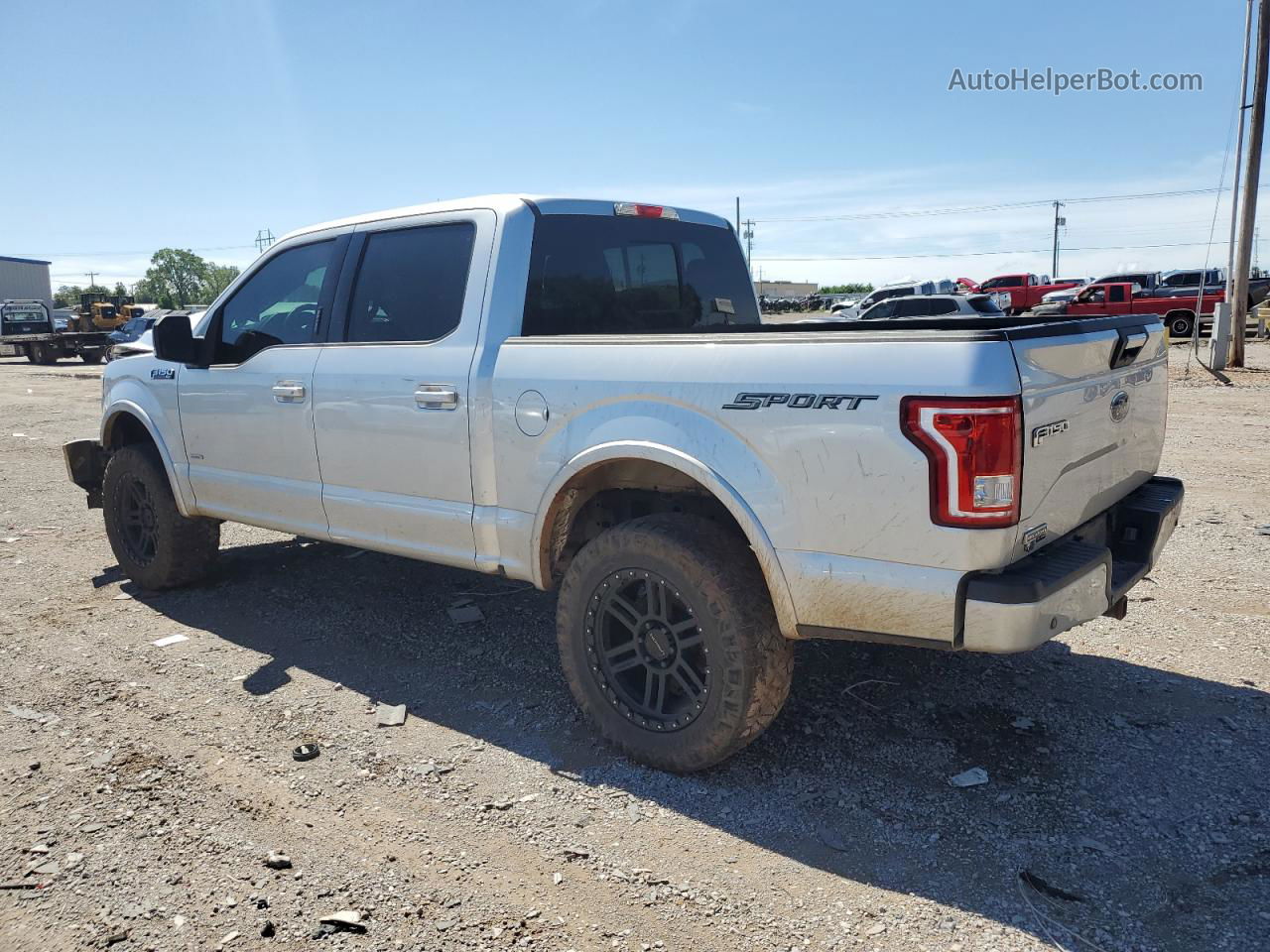 2017 Ford F150 Supercrew Серебряный vin: 1FTEW1CP6HFA33418