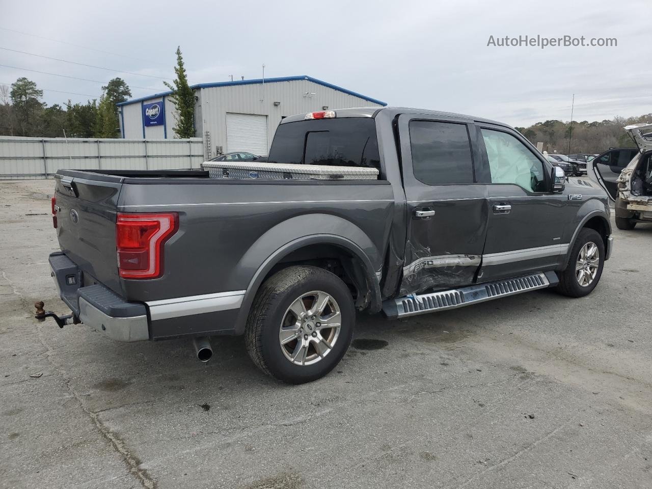 2017 Ford F150 Supercrew Gray vin: 1FTEW1CP6HFB04360