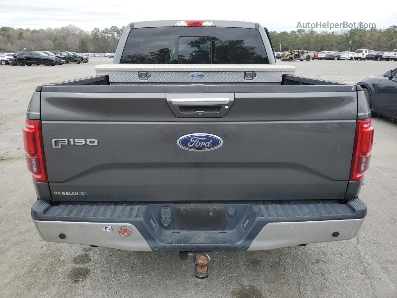 2017 Ford F150 Supercrew Gray vin: 1FTEW1CP6HFB04360