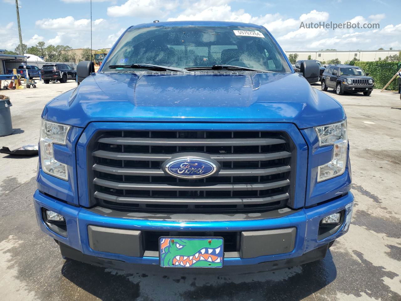 2017 Ford F150 Supercrew Blue vin: 1FTEW1CP6HFB06397