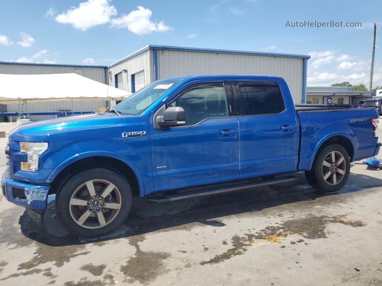 2017 Ford F150 Supercrew Blue vin: 1FTEW1CP6HFB06397