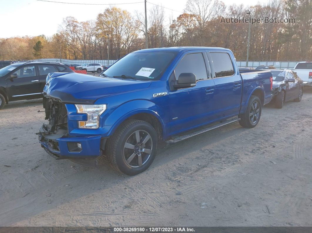 2017 Ford F-150 Xlt Синий vin: 1FTEW1CP6HKD06039