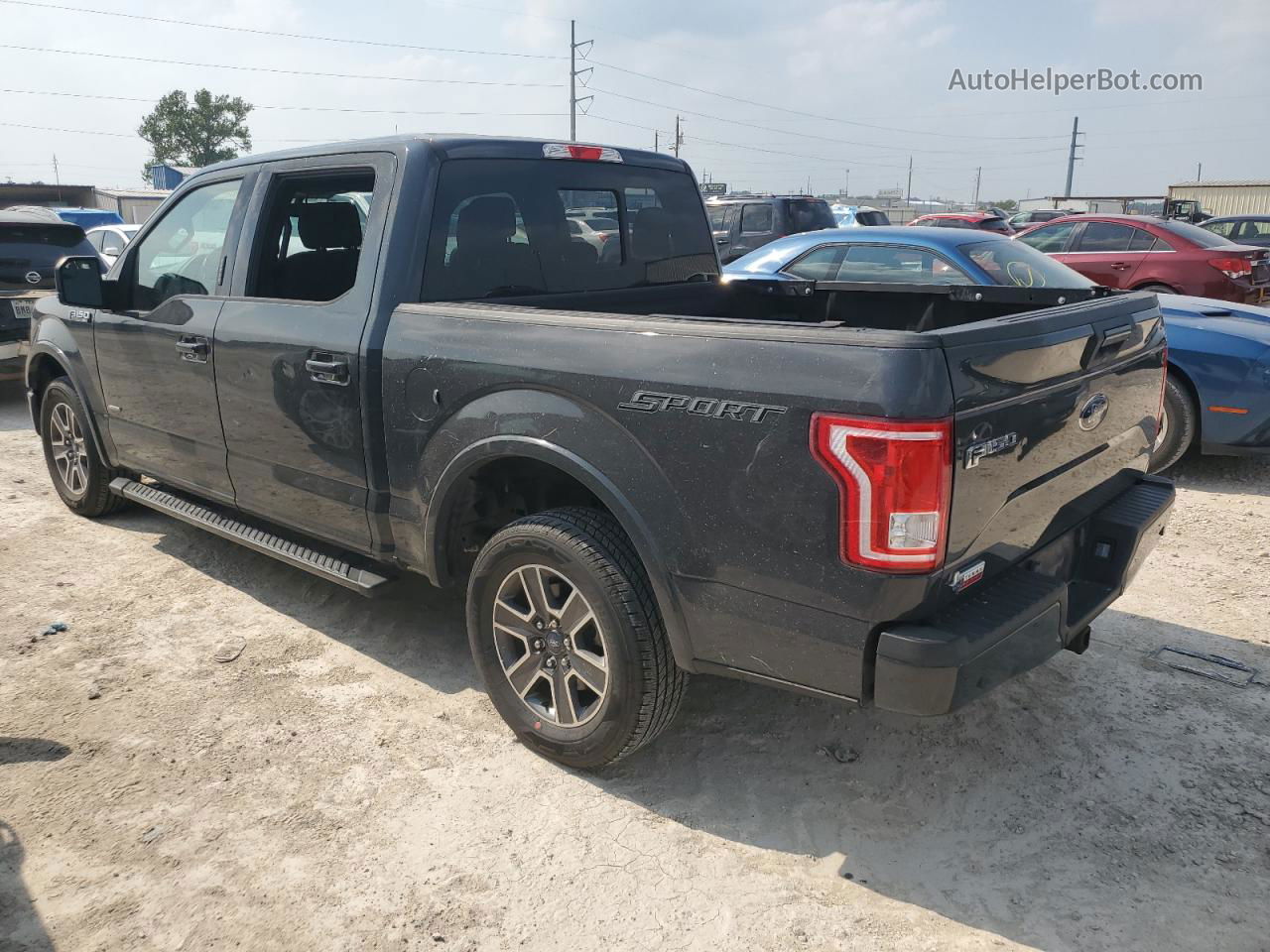 2017 Ford F150 Supercrew Серый vin: 1FTEW1CP6HKD07563