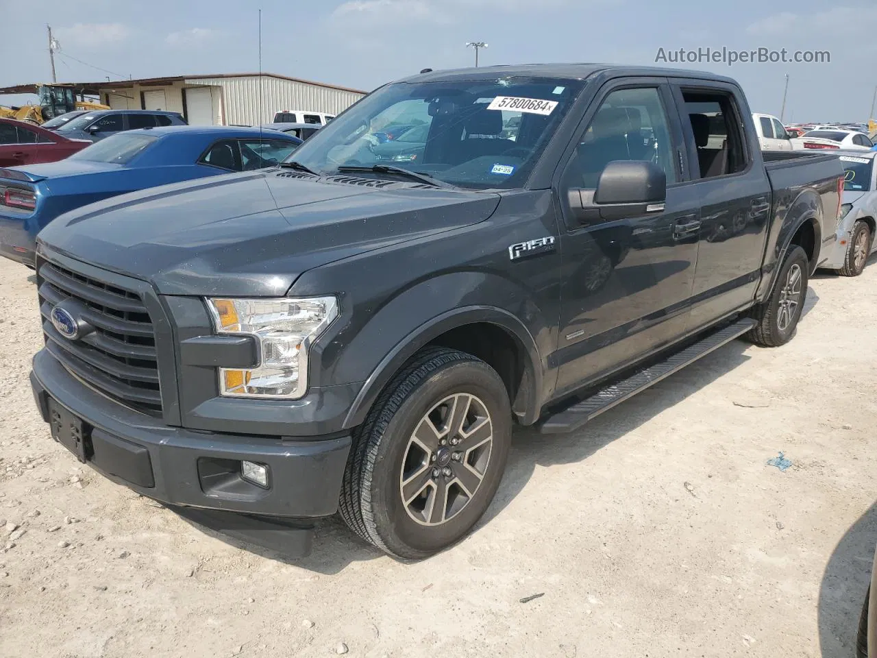 2017 Ford F150 Supercrew Серый vin: 1FTEW1CP6HKD07563