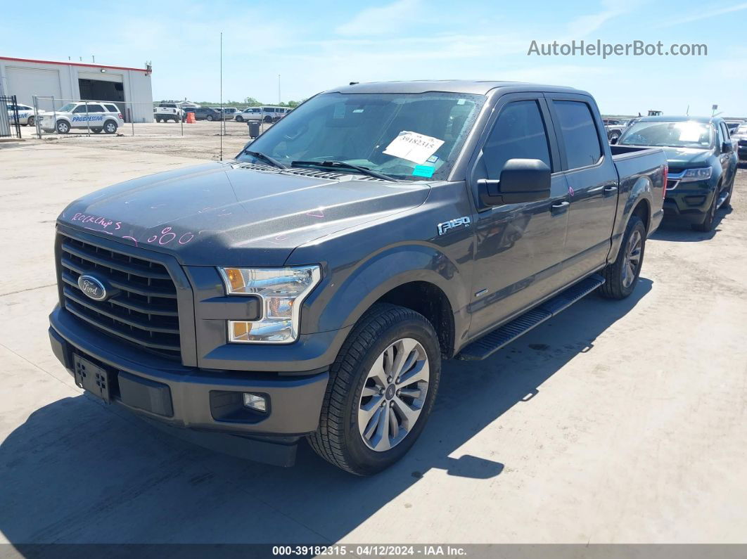 2017 Ford F-150 Xl Gray vin: 1FTEW1CP6HKD68542