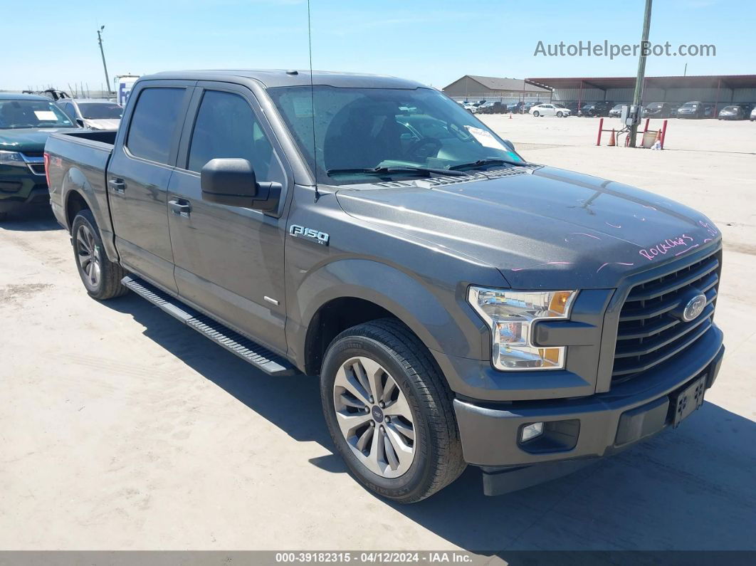 2017 Ford F-150 Xl Gray vin: 1FTEW1CP6HKD68542