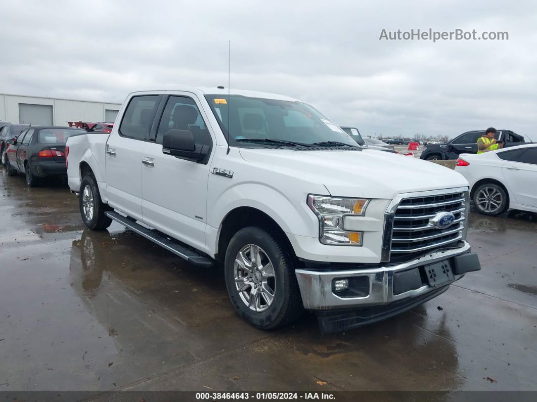 2017 Ford F-150 Xlt White vin: 1FTEW1CP6HKD80674