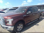 2017 Ford F-150 Xlt Maroon vin: 1FTEW1CP6HKE11910