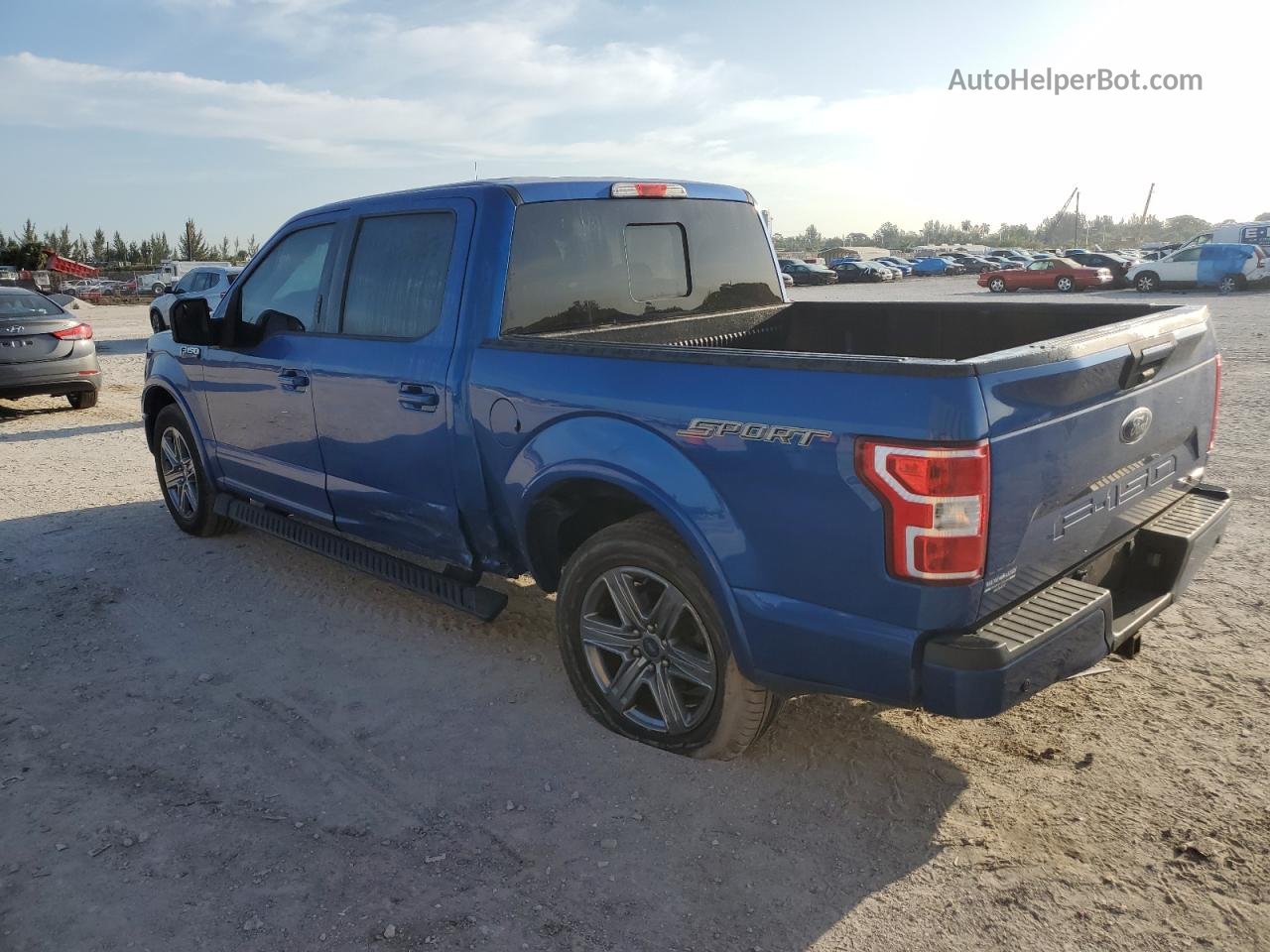 2018 Ford F150 Supercrew Blue vin: 1FTEW1CP6JKC38363