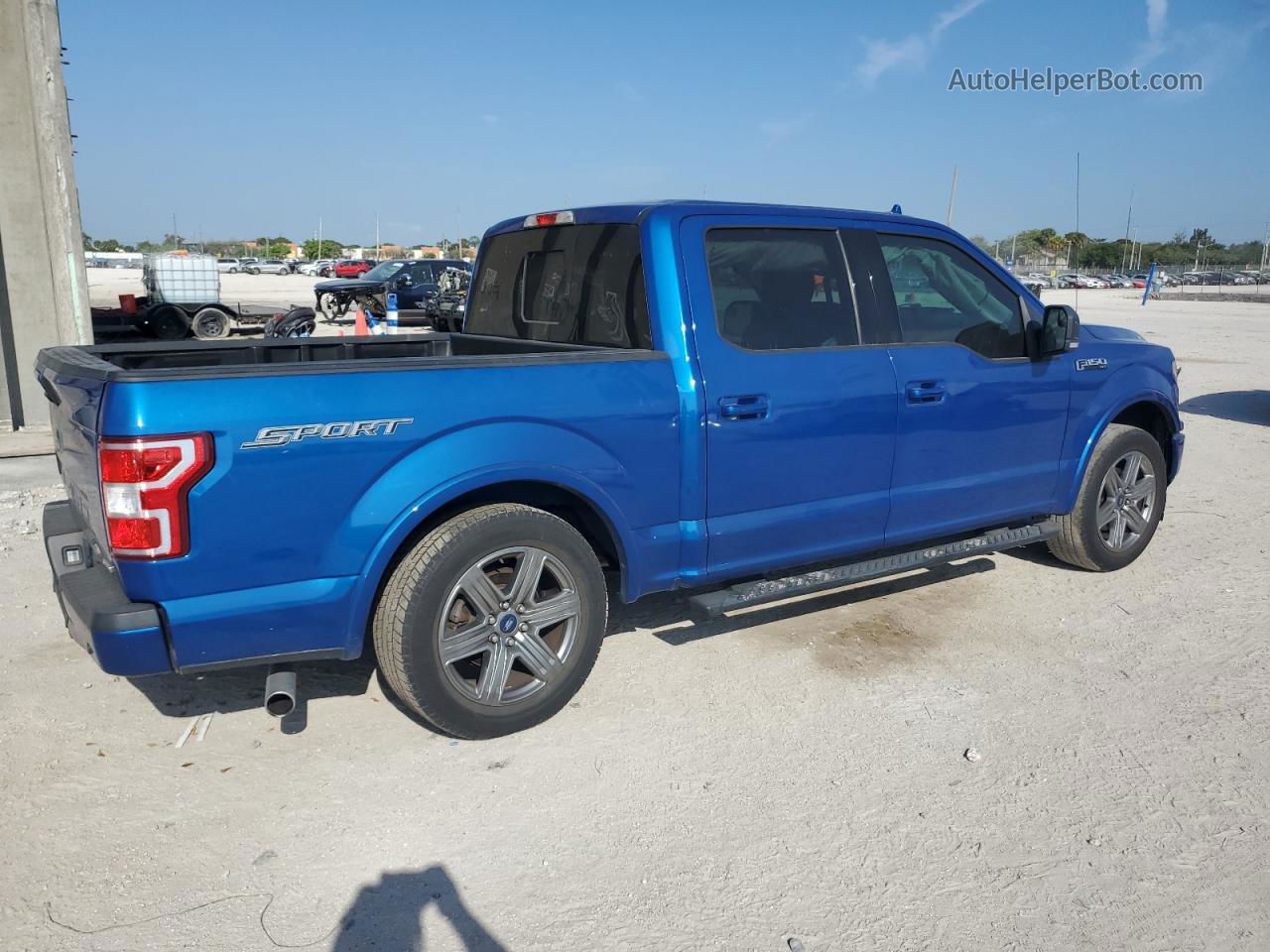 2018 Ford F150 Supercrew Blue vin: 1FTEW1CP6JKC38363