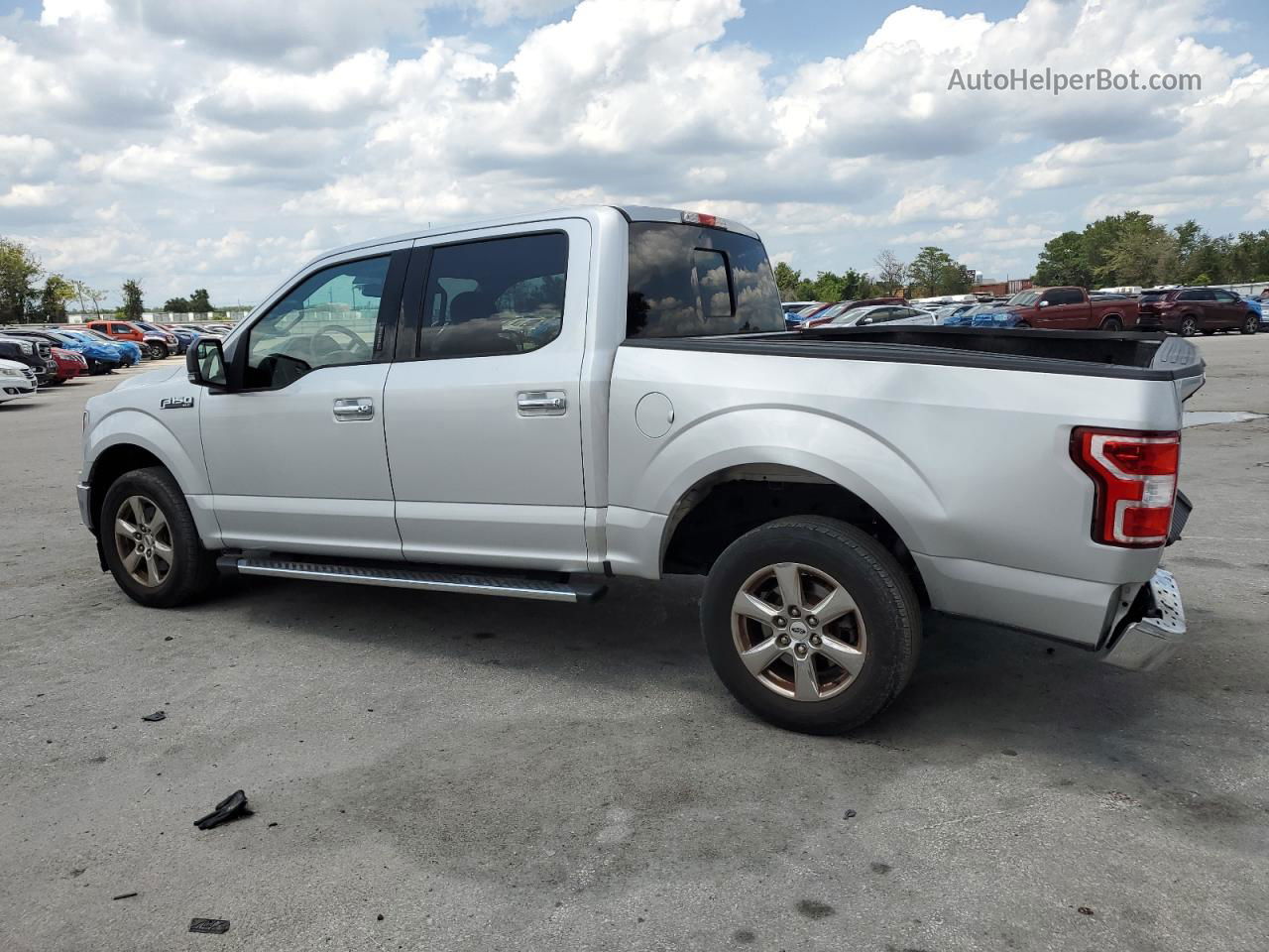 2018 Ford F150 Supercrew Silver vin: 1FTEW1CP6JKD24773