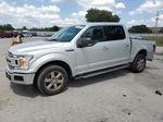 2018 Ford F150 Supercrew Silver vin: 1FTEW1CP6JKD24773