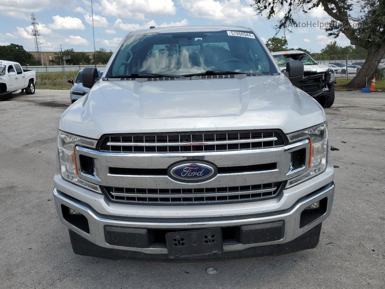 2018 Ford F150 Supercrew Silver vin: 1FTEW1CP6JKD24773