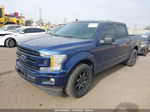 2018 Ford F-150 Xlt Blue vin: 1FTEW1CP6JKF13231