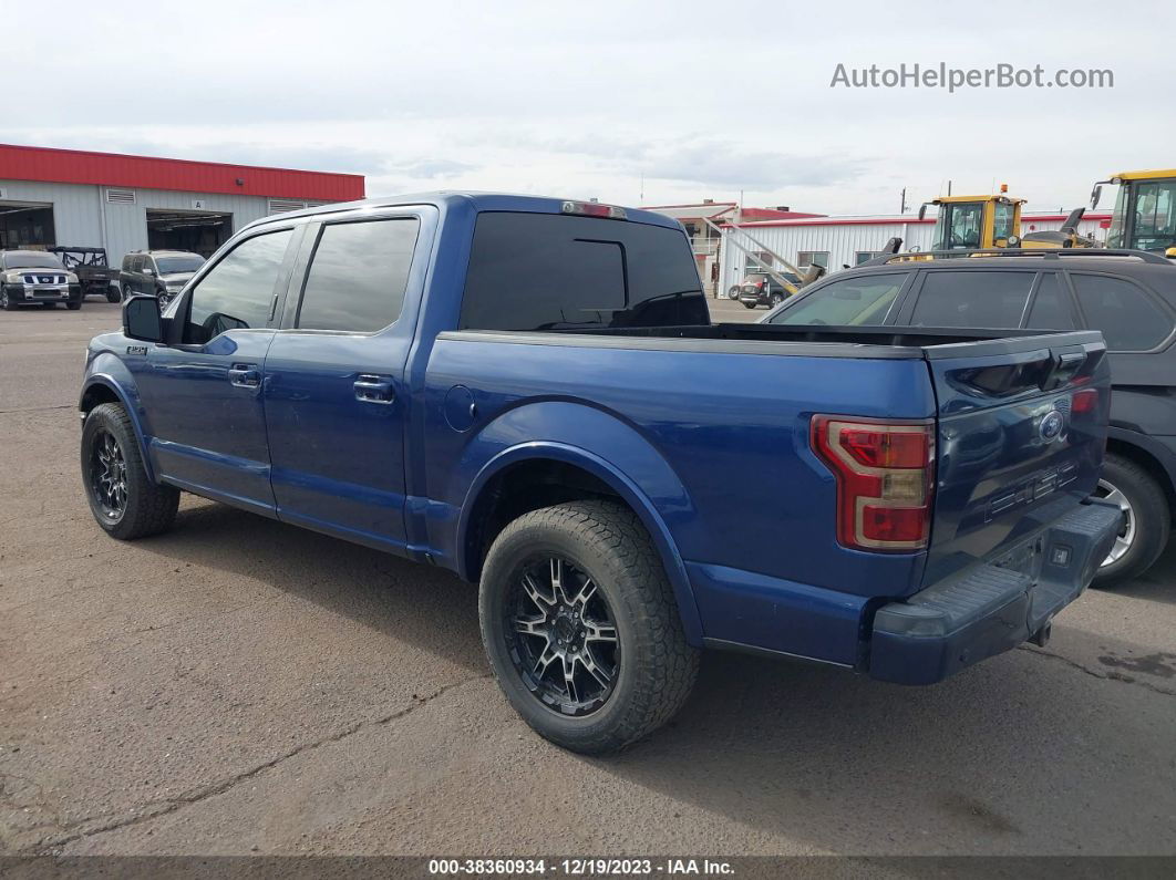 2018 Ford F-150 Xlt Blue vin: 1FTEW1CP6JKF13231