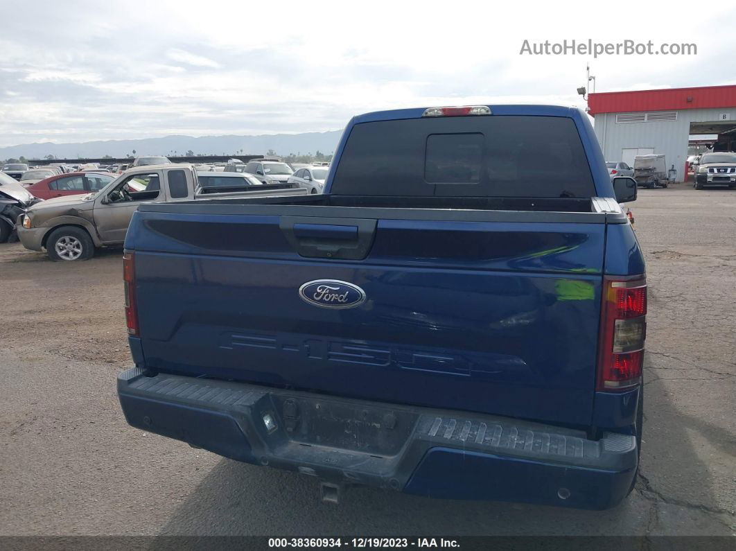 2018 Ford F-150 Xlt Blue vin: 1FTEW1CP6JKF13231