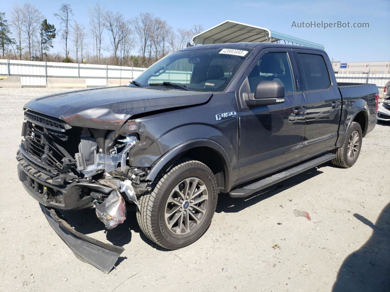 2019 Ford F150 Supercrew Charcoal vin: 1FTEW1CP6KFA29165