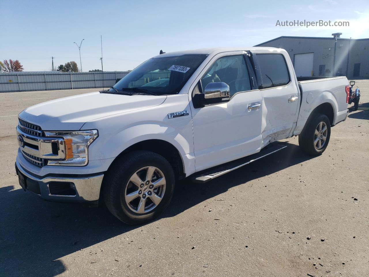 2020 Ford F150 Supercrew Белый vin: 1FTEW1CP6LKD05305