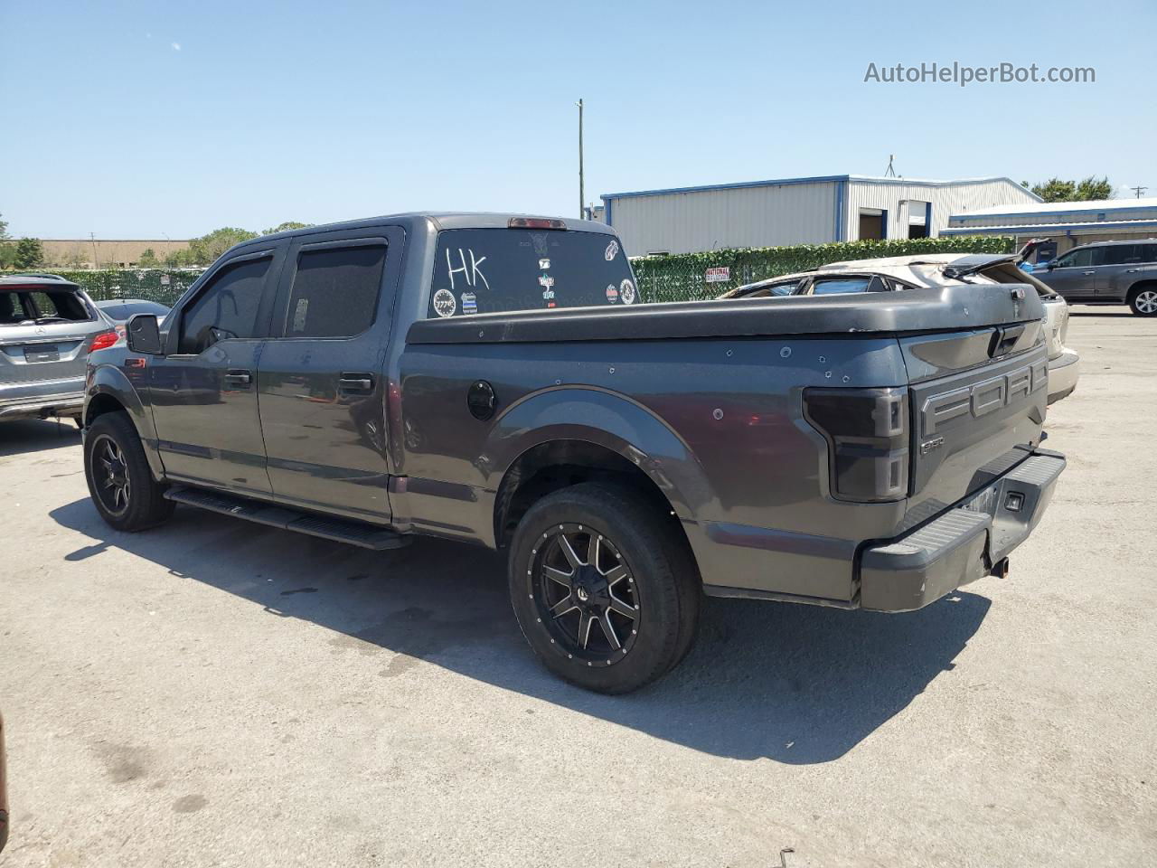 2017 Ford F150 Supercrew Gray vin: 1FTEW1CP7HFC81497