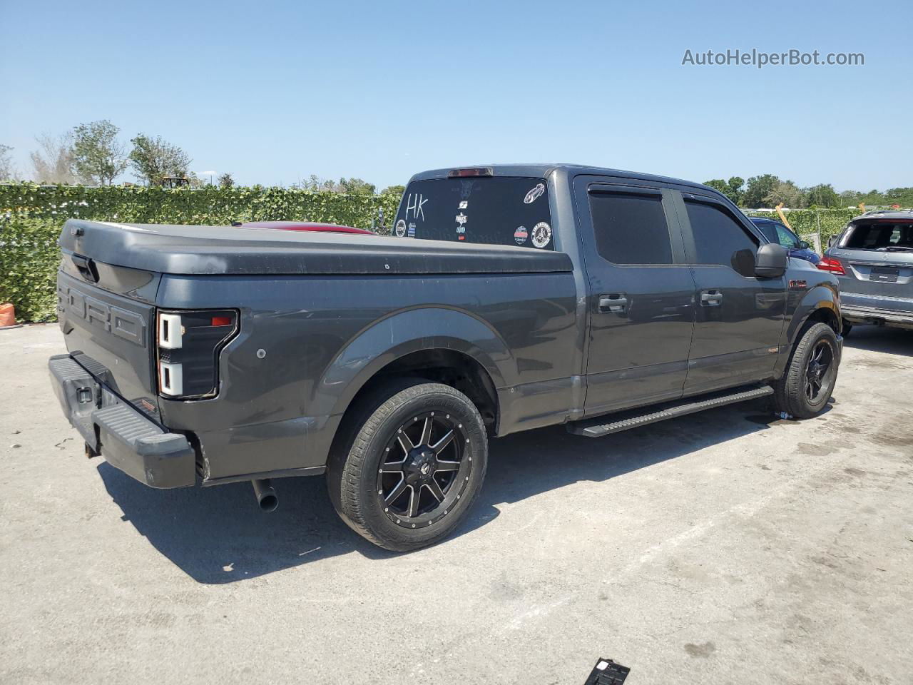 2017 Ford F150 Supercrew Gray vin: 1FTEW1CP7HFC81497