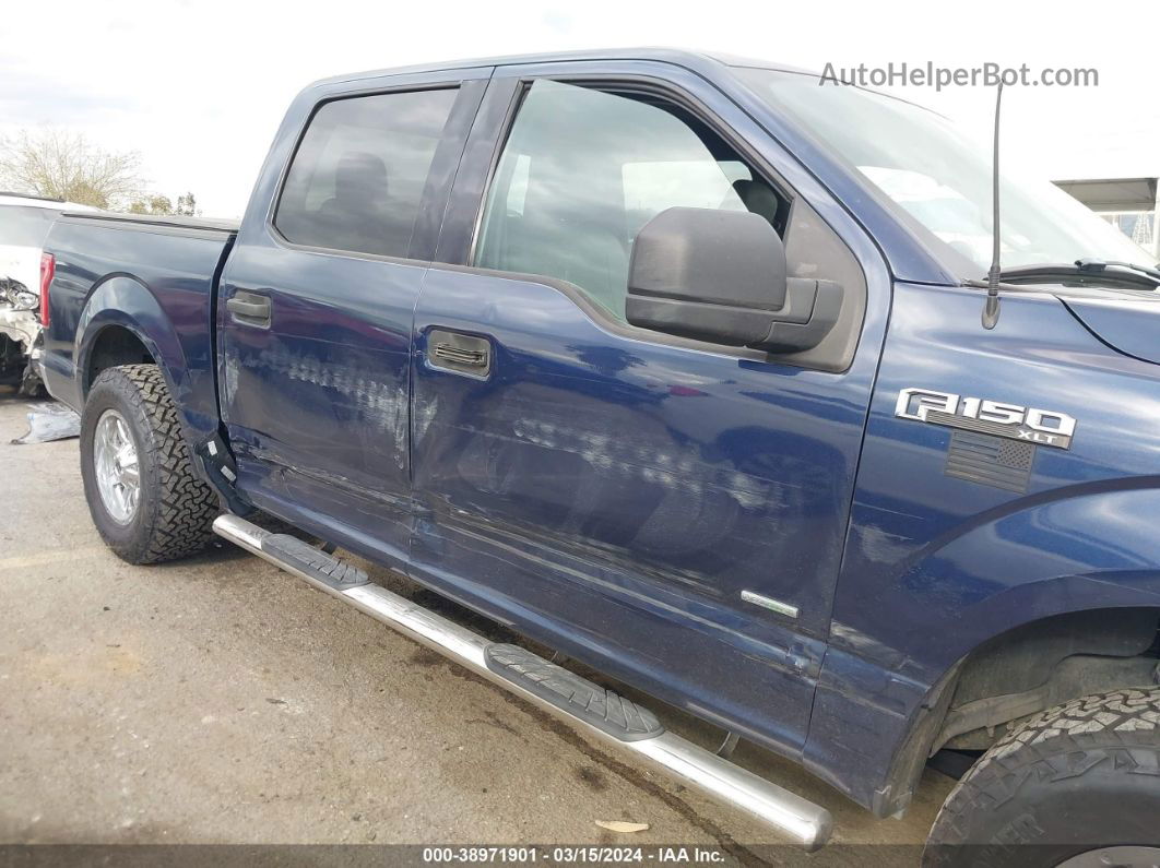 2017 Ford F-150 Xlt Dark Blue vin: 1FTEW1CP7HKC35319