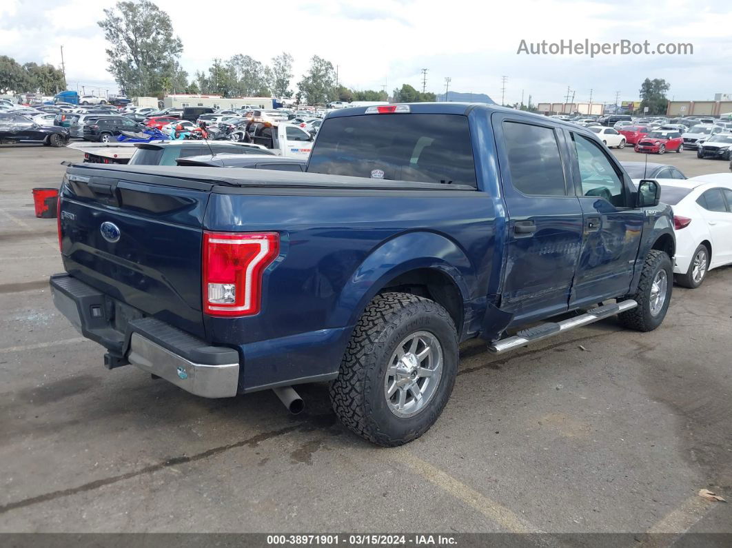 2017 Ford F-150 Xlt Dark Blue vin: 1FTEW1CP7HKC35319