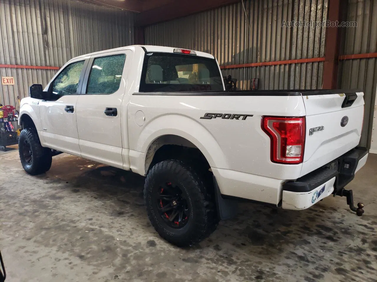 2017 Ford F150 Supercrew White vin: 1FTEW1CP7HKC45512