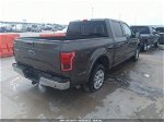 2017 Ford F-150 Lariat Gray vin: 1FTEW1CP7HKC60057