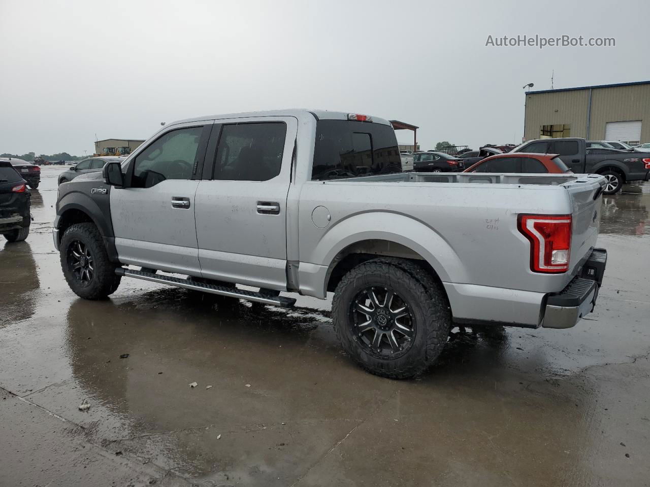 2017 Ford F150 Supercrew Silver vin: 1FTEW1CP7HKC89798