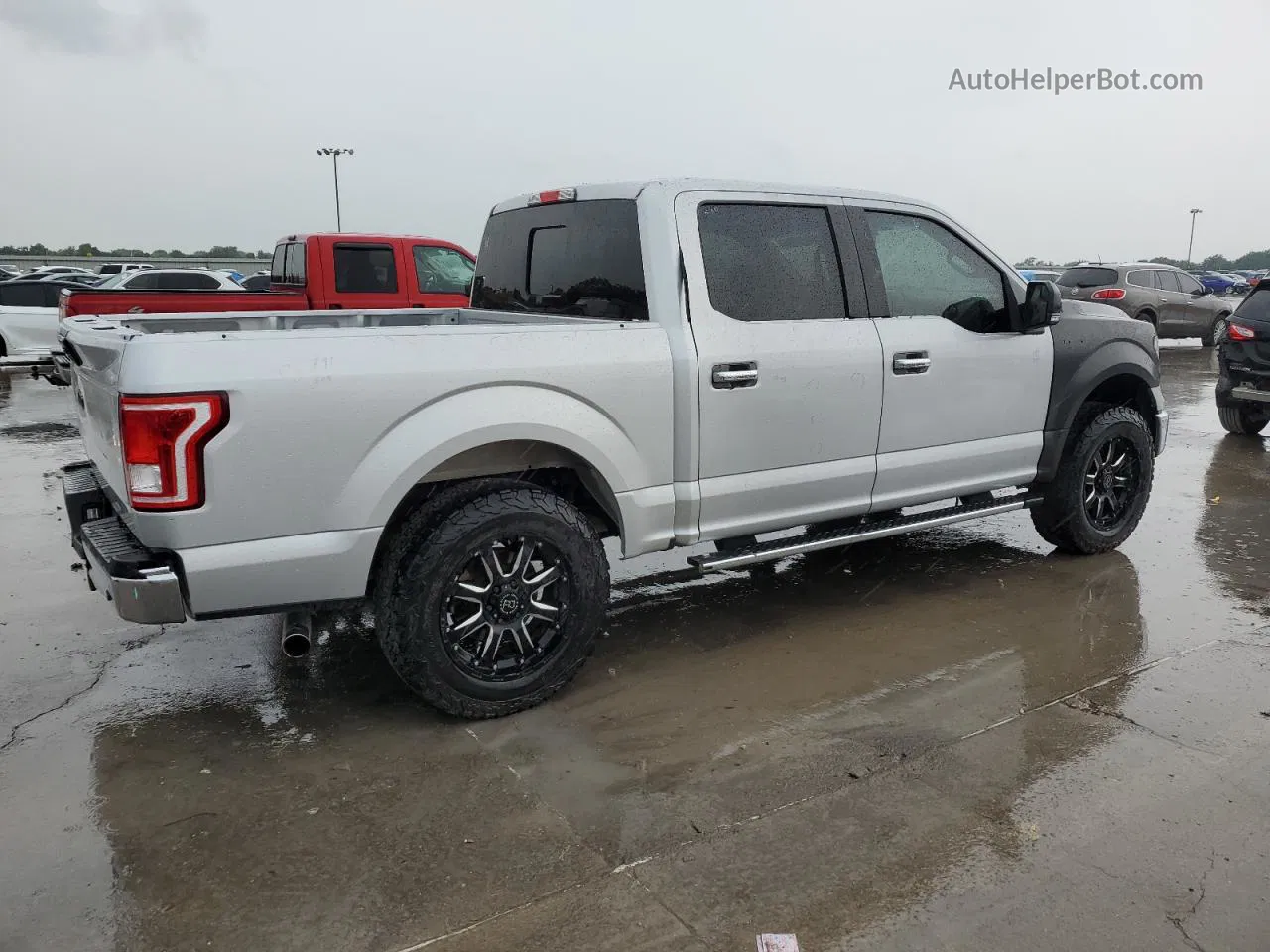 2017 Ford F150 Supercrew Silver vin: 1FTEW1CP7HKC89798