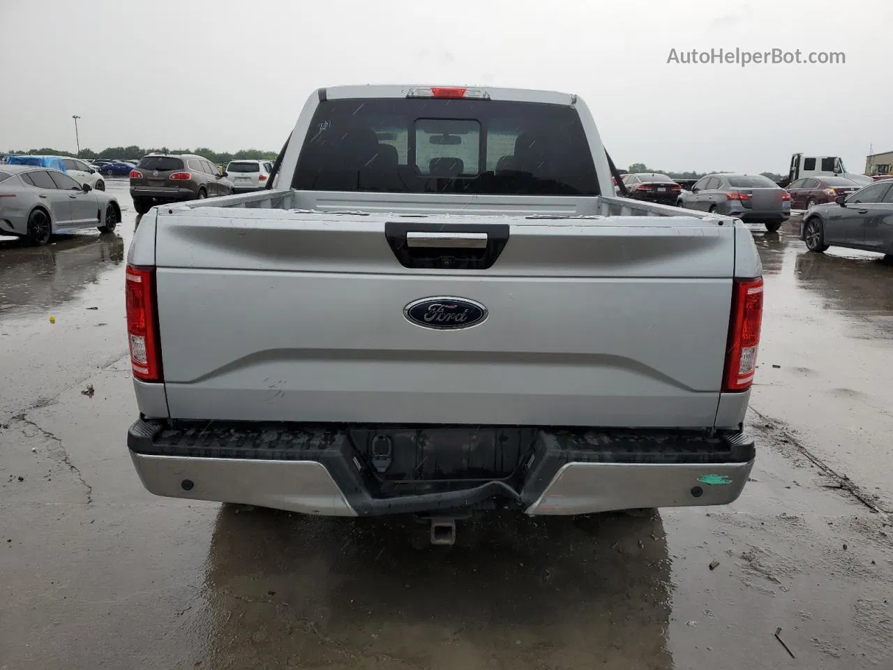 2017 Ford F150 Supercrew Silver vin: 1FTEW1CP7HKC89798