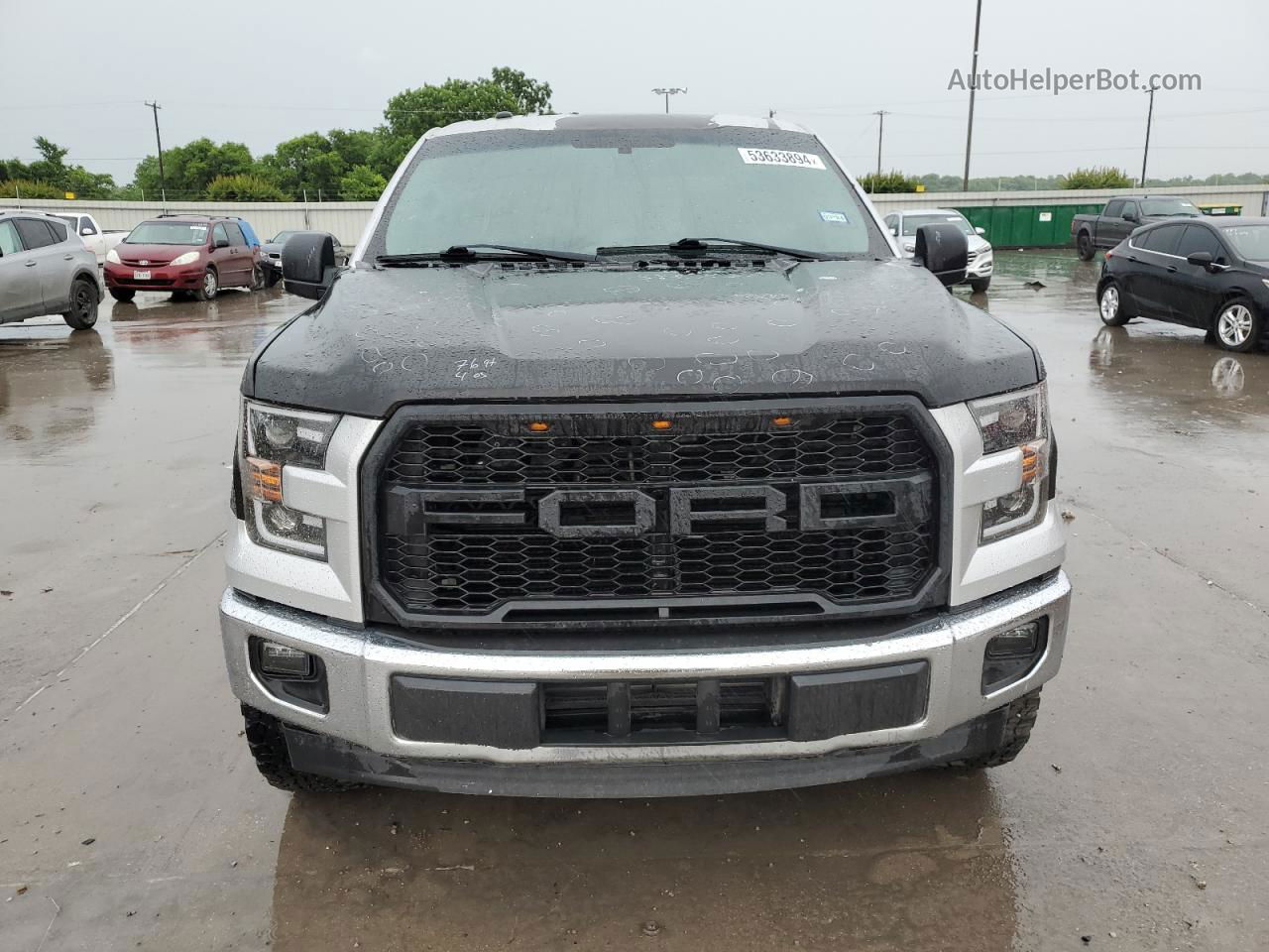 2017 Ford F150 Supercrew Silver vin: 1FTEW1CP7HKC89798