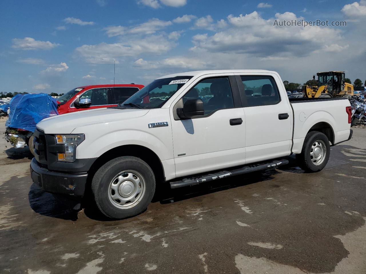 2017 Ford F150 Supercrew White vin: 1FTEW1CP7HKE04433