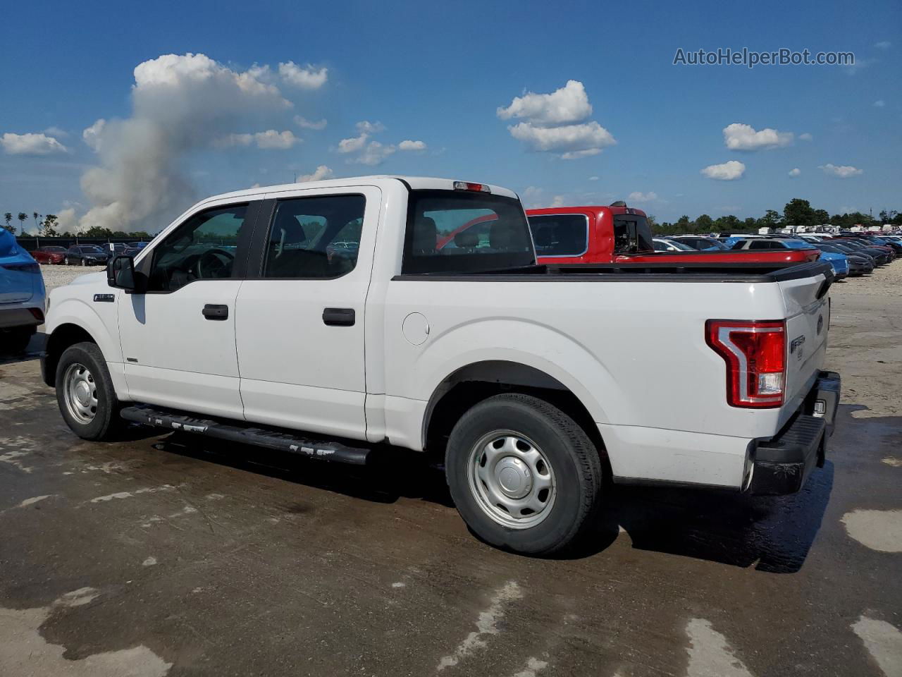 2017 Ford F150 Supercrew White vin: 1FTEW1CP7HKE04433