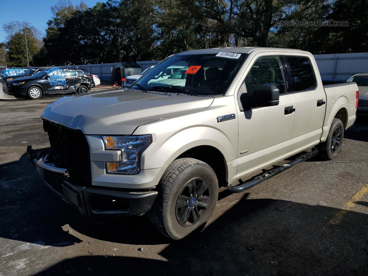 2017 Ford F150 Supercrew Tan vin: 1FTEW1CP7HKE53020