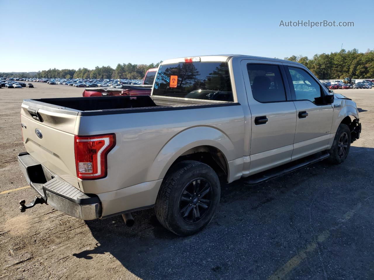 2017 Ford F150 Supercrew Tan vin: 1FTEW1CP7HKE53020