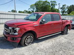 2018 Ford F150 Supercrew Red vin: 1FTEW1CP7JKD56678