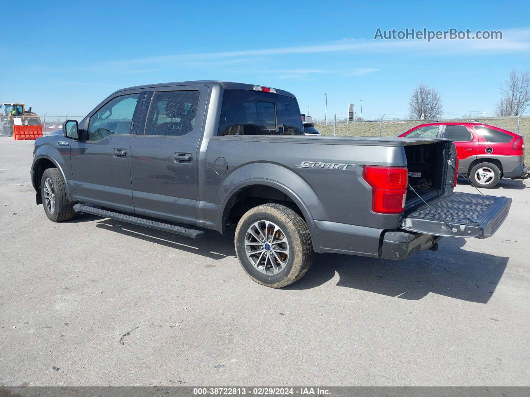 2019 Ford F-150 Xlt Gray vin: 1FTEW1CP7KFB12250