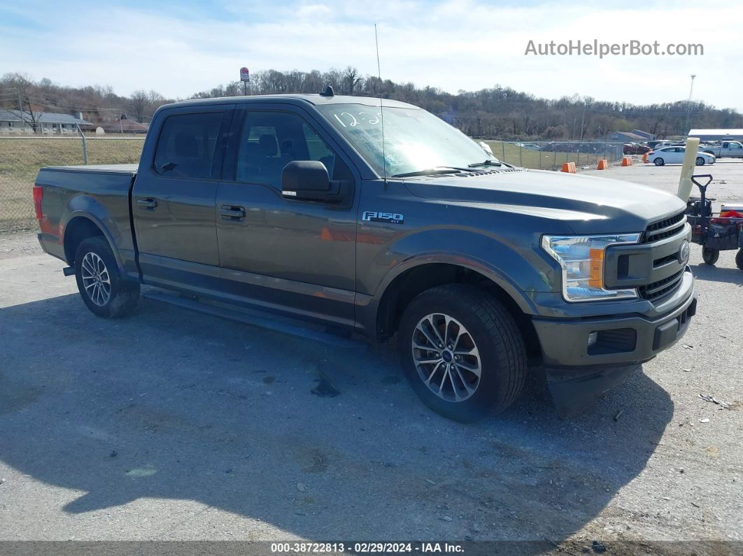 2019 Ford F-150 Xlt Gray vin: 1FTEW1CP7KFB12250