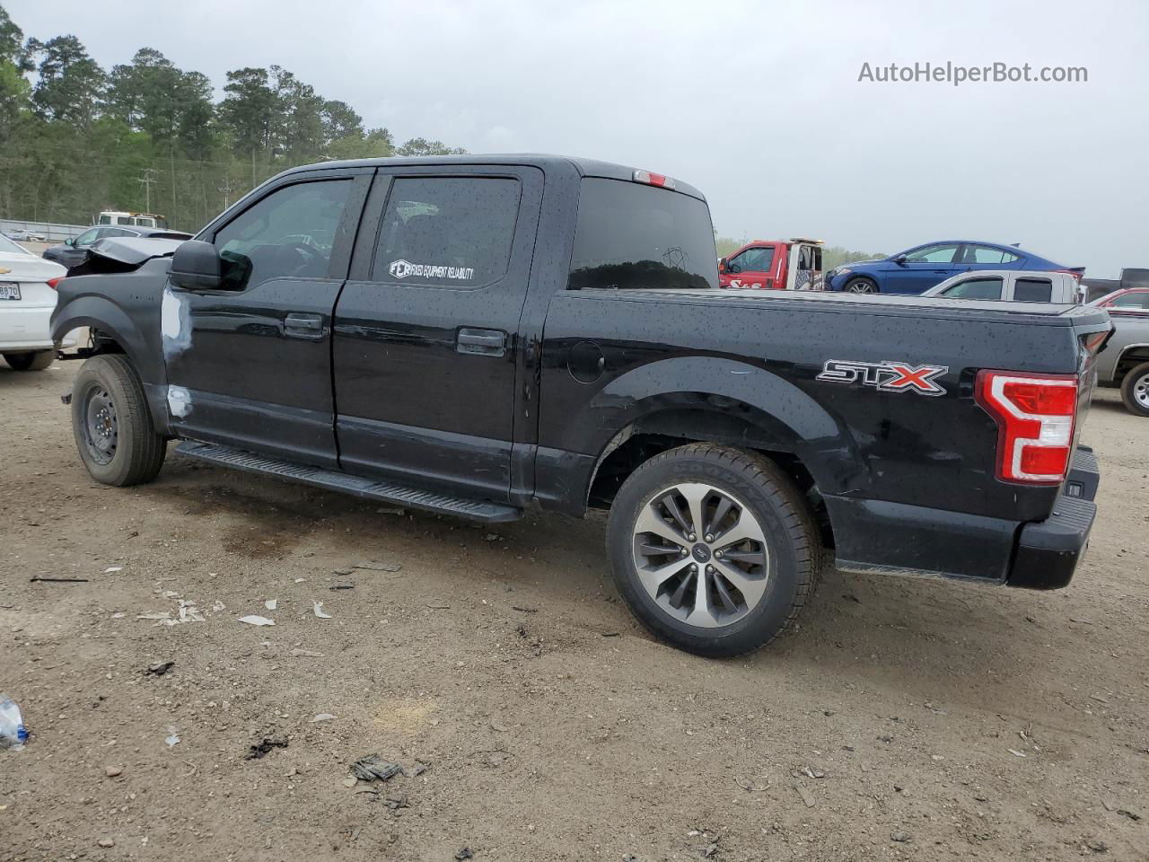 2019 Ford F150 Supercrew Black vin: 1FTEW1CP7KKD70954