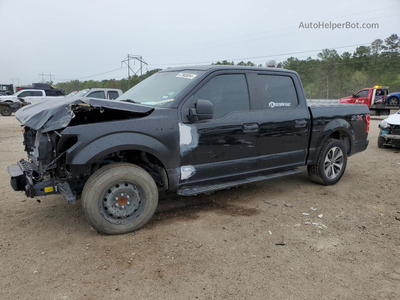 2019 Ford F150 Supercrew Черный vin: 1FTEW1CP7KKD70954