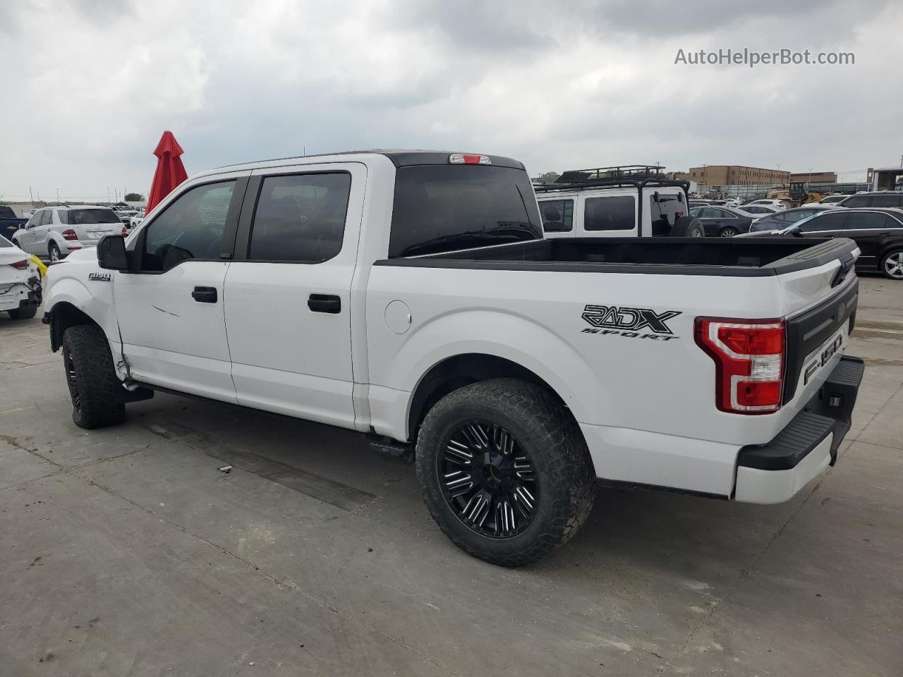 2019 Ford F150 Supercrew White vin: 1FTEW1CP7KKE12961