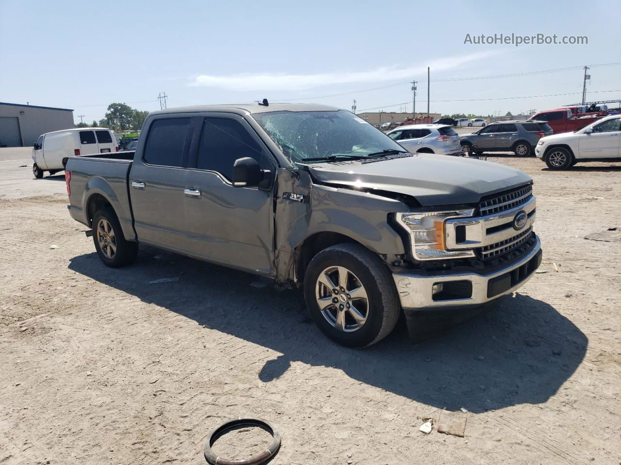 2020 Ford F150 Supercrew Green vin: 1FTEW1CP7LKD95788