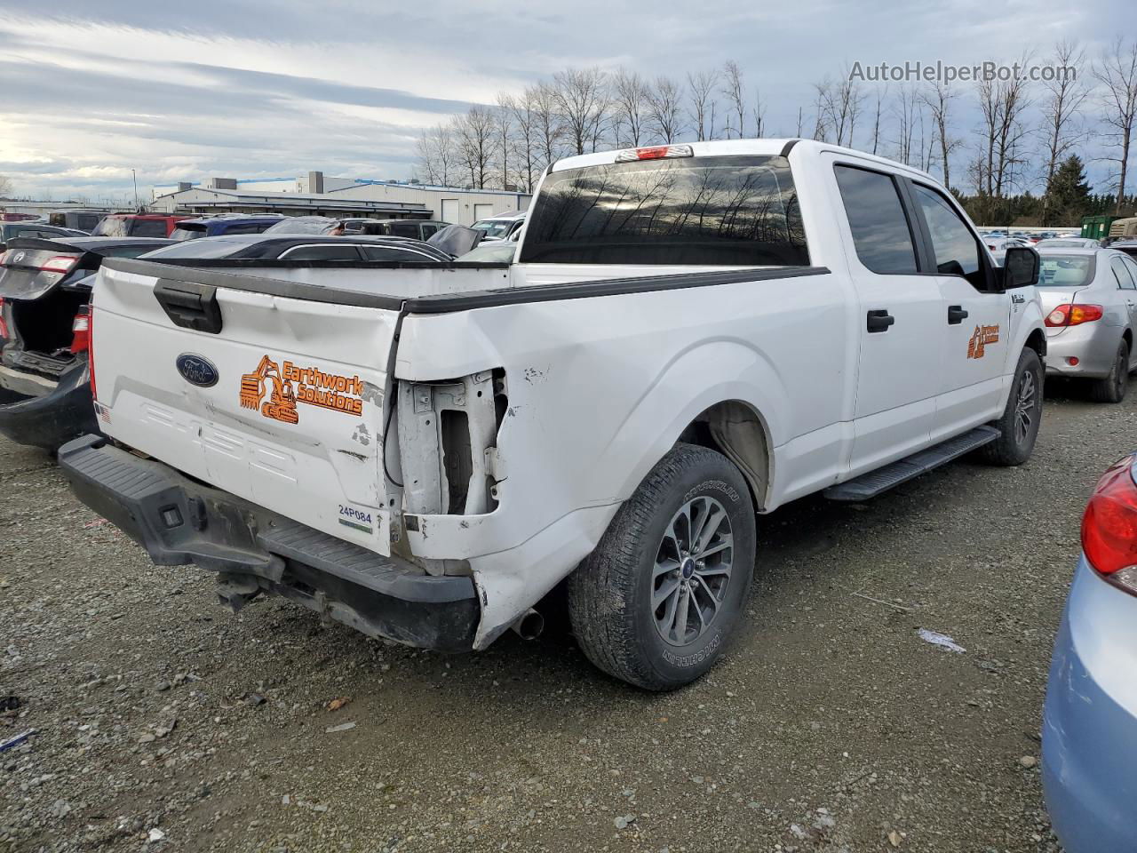 2020 Ford F150 Supercrew White vin: 1FTEW1CP7LKE74572