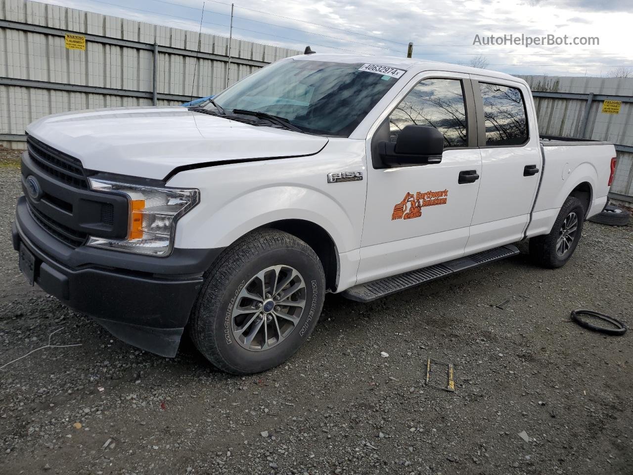 2020 Ford F150 Supercrew White vin: 1FTEW1CP7LKE74572